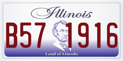 IL license plate B571916