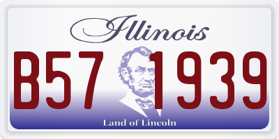 IL license plate B571939