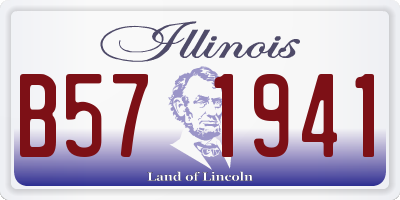 IL license plate B571941