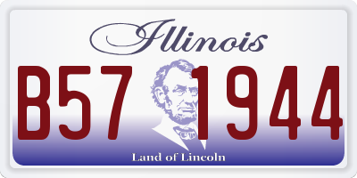 IL license plate B571944
