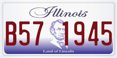 IL license plate B571945