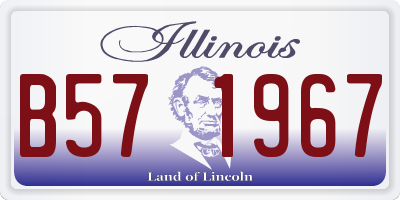 IL license plate B571967