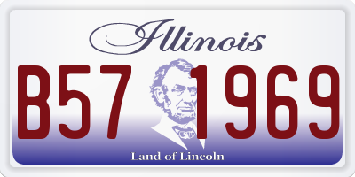 IL license plate B571969