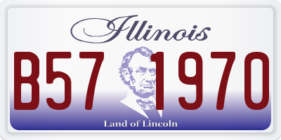 IL license plate B571970