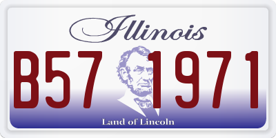 IL license plate B571971
