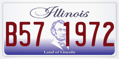 IL license plate B571972