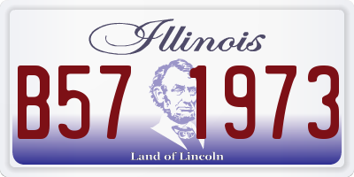 IL license plate B571973