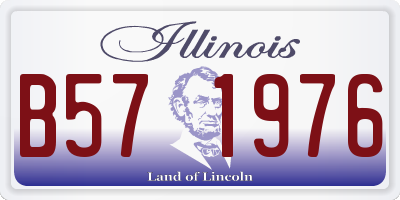 IL license plate B571976
