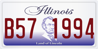 IL license plate B571994