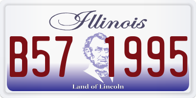 IL license plate B571995