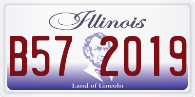IL license plate B572019
