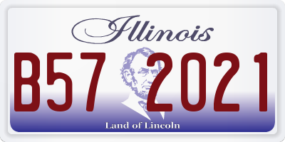 IL license plate B572021