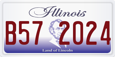 IL license plate B572024