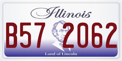 IL license plate B572062