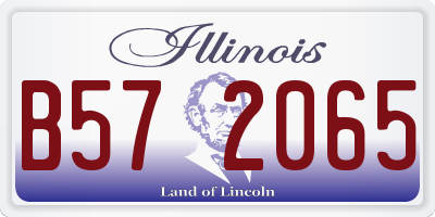 IL license plate B572065