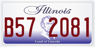 IL license plate B572081