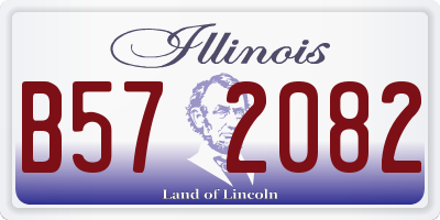 IL license plate B572082