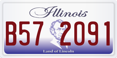 IL license plate B572091
