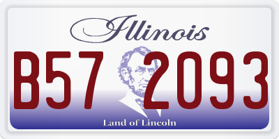 IL license plate B572093