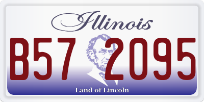 IL license plate B572095