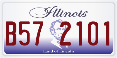 IL license plate B572101