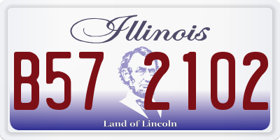 IL license plate B572102