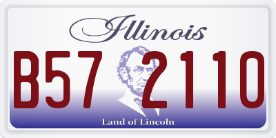 IL license plate B572110