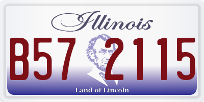 IL license plate B572115