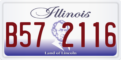 IL license plate B572116