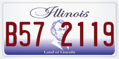 IL license plate B572119