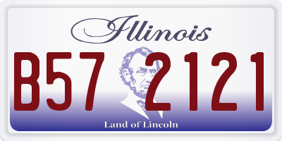 IL license plate B572121