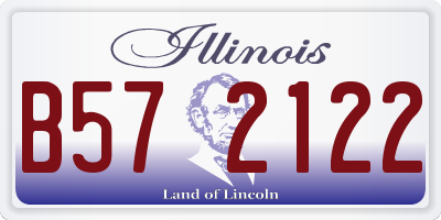 IL license plate B572122