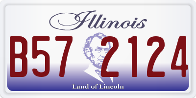 IL license plate B572124