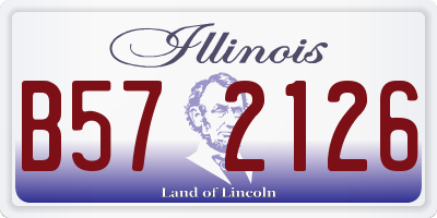 IL license plate B572126