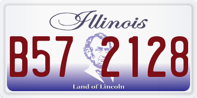 IL license plate B572128