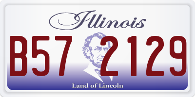 IL license plate B572129