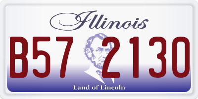 IL license plate B572130