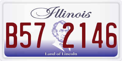 IL license plate B572146