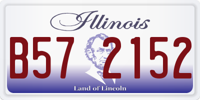 IL license plate B572152