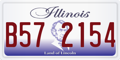 IL license plate B572154