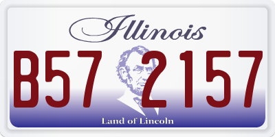 IL license plate B572157