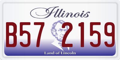 IL license plate B572159