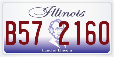 IL license plate B572160