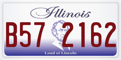 IL license plate B572162