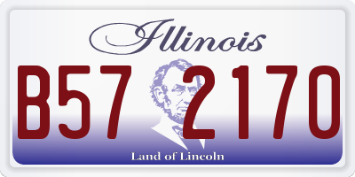 IL license plate B572170