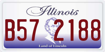IL license plate B572188