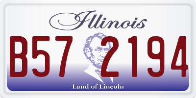 IL license plate B572194