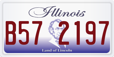 IL license plate B572197