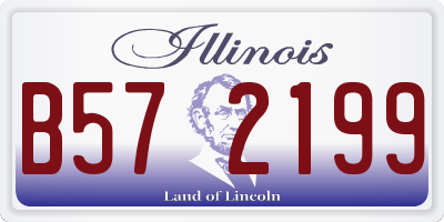 IL license plate B572199