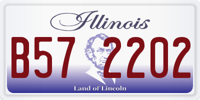 IL license plate B572202